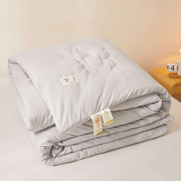 91家纺网 家纺一手货源 找家纺 爱屋及屋 2025新款原棉棉花被系列被子被芯 原棉-灰