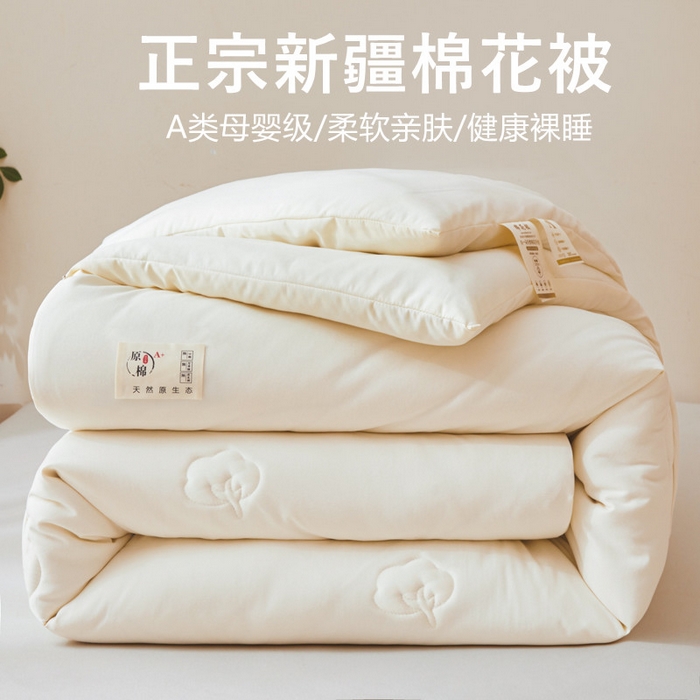 91家纺网 家纺一手货源 找家纺 （总）爱屋及屋 2025新款原棉新疆棉花被冬被春秋被家用学生宿舍被子空调被芯