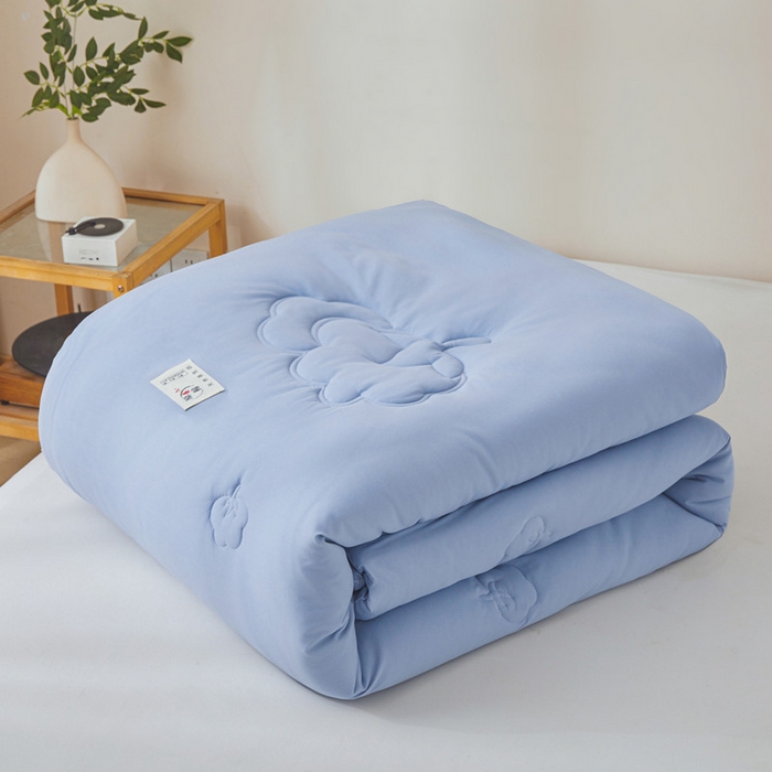 91家纺网 家纺一手货源 找家纺 爱屋及屋 2025新款原棉棉花被系列被子被芯 原棉-蓝