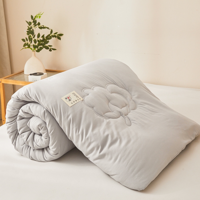 91家纺网 家纺一手货源 找家纺 爱屋及屋 2025新款原棉棉花被系列被子被芯 原棉-灰