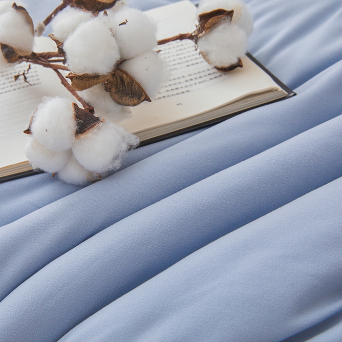 91家纺网 家纺一手货源 找家纺 爱屋及屋 2025新款原棉棉花被系列被子被芯 原棉-蓝