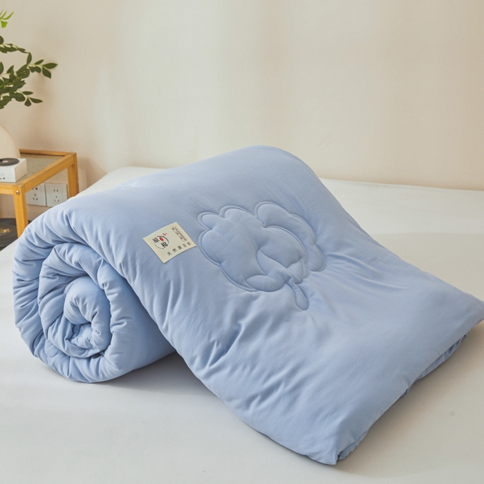 91家纺网 家纺一手货源 找家纺 爱屋及屋 2025新款原棉棉花被系列被子被芯 原棉-蓝