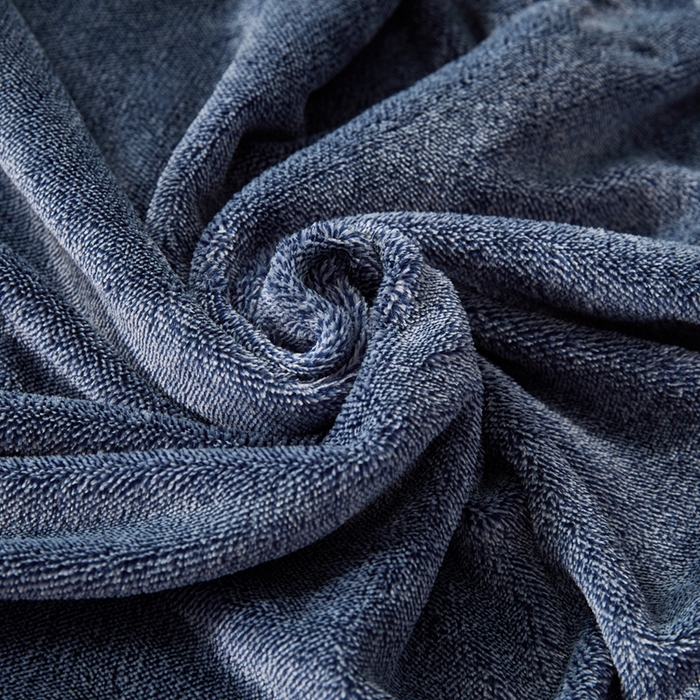 91家纺网 家纺一手货源 找家纺 馨米莱家纺 2025新款阳离子提花毯 丈青色