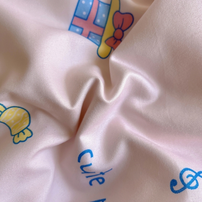 91家纺网 家纺一手货源 找家纺 宏源家纺 2025新款芦荟棉印花亲肤四件套 甜品派对-玉