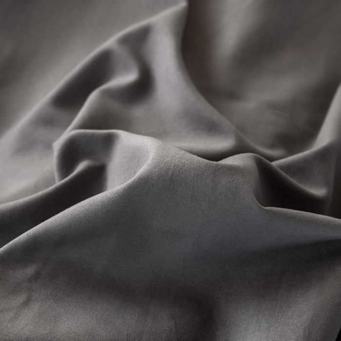 91家纺网 家纺一手货源 找家纺 芷凡家纺 2024新款水洗磨毛纯色双拼学生三件套四件套 中灰+银灰