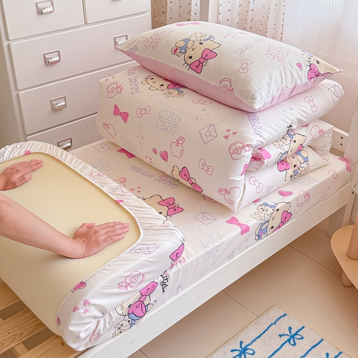 （总）沐辰 2025新款全棉纯棉三丽鸥学生季系列三四件套