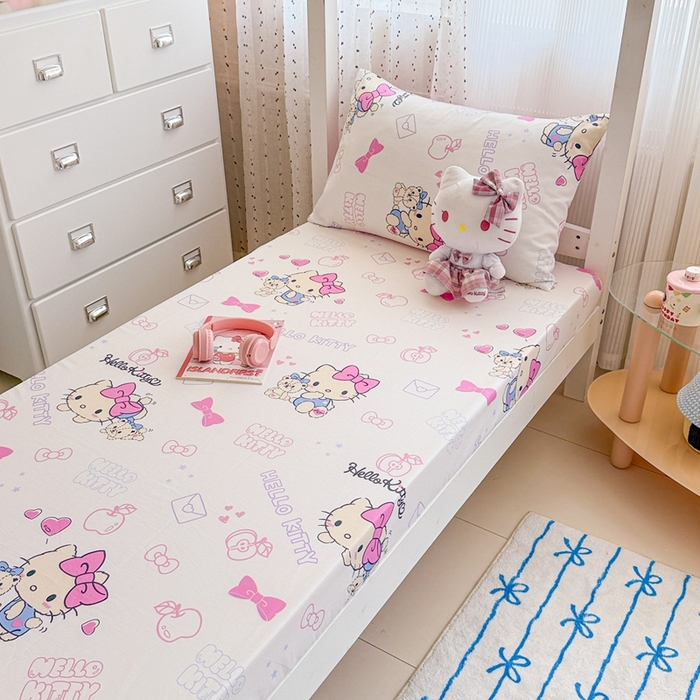 91家纺网 家纺一手货源 找家纺 （总）沐辰 2025新款全棉纯棉三丽鸥学生季系列三四件套