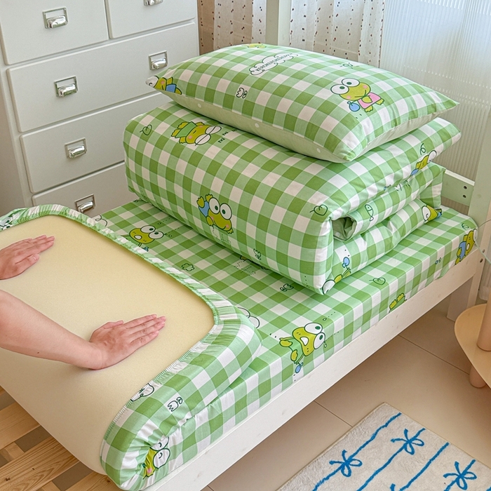 91家纺网 家纺一手货源 找家纺 （总）沐辰 2025新款全棉纯棉三丽鸥学生季系列三四件套