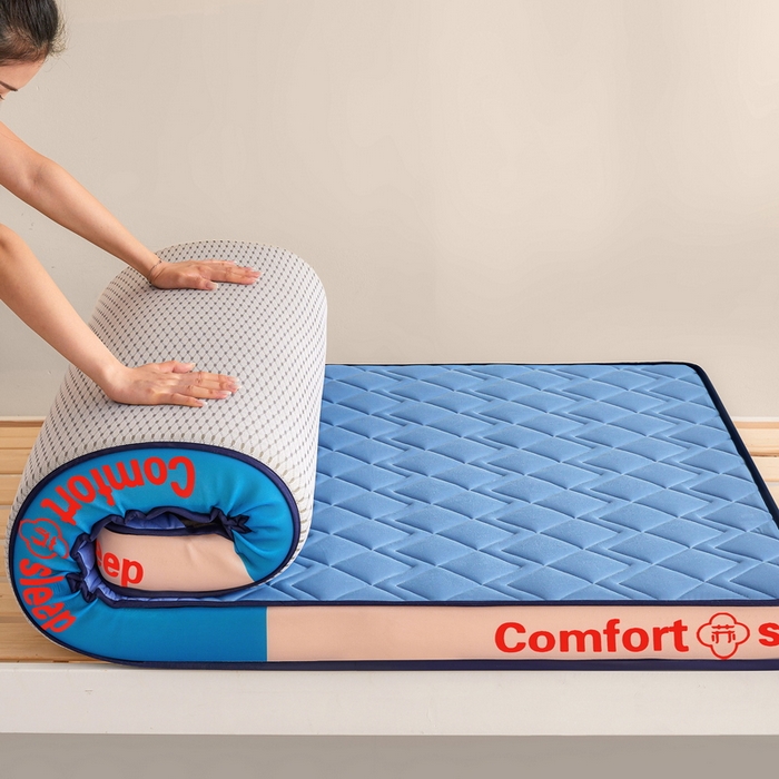 91家纺网 家纺一手货源 找家纺 （总）张先生床垫 2025新款A类牛奶丝乳胶记忆棉学生床垫-场景二（拼多多禁止上架）