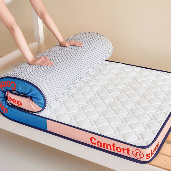 91家纺网 家纺一手货源 找家纺 （总）张先生床垫 2025新款A类牛奶丝乳胶记忆棉学生床垫-场景二（拼多多禁止上架）