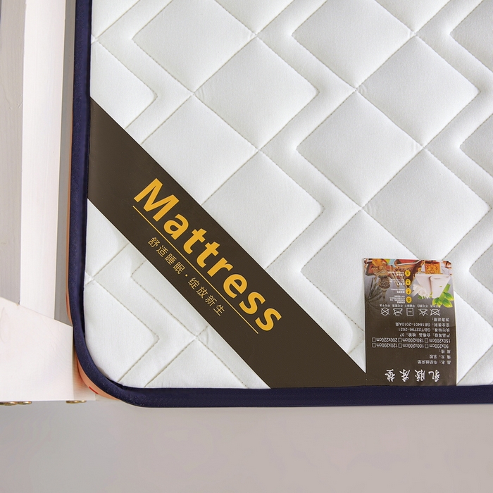91家纺网 家纺一手货源 找家纺 张先生床垫 2025新款A类牛奶丝乳胶记忆棉学生床垫-场景二 舒睡白