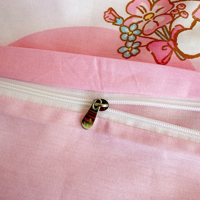 91家纺网 家纺一手货源 找家纺 沐辰 2025新款全棉纯棉三丽鸥学生季系列单床笠单品床笠单件床笠 点点美乐蒂