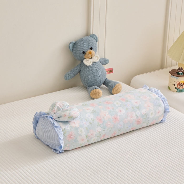 91家纺网 家纺一手货源 找家纺 （总）佳合枕芯 2025新款纯棉小清新兔耳朵荞麦枕头枕芯