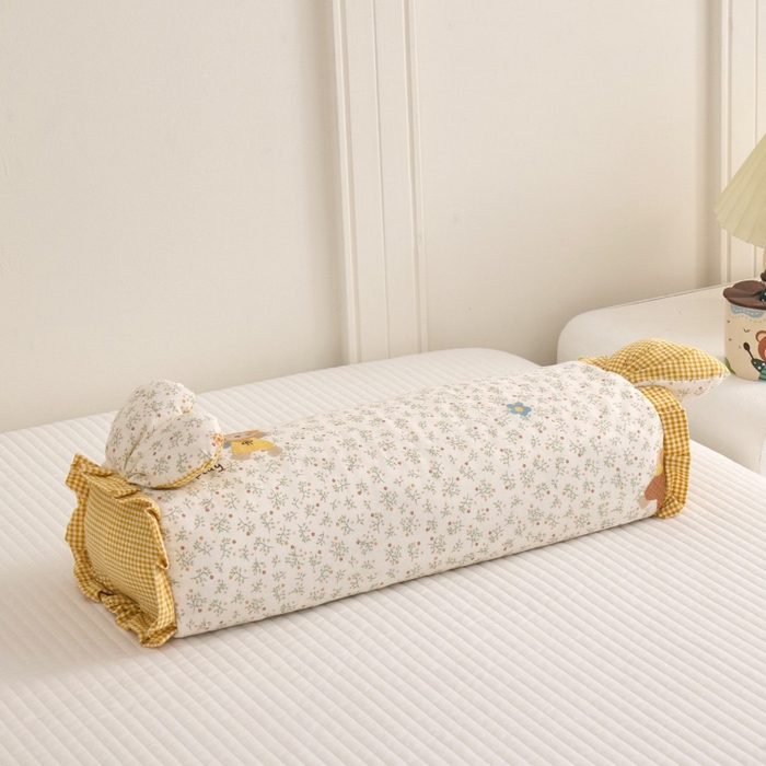 佳合枕芯 2025新款纯棉小清新兔耳朵荞麦枕头枕芯 小狮子 30*48cm一只