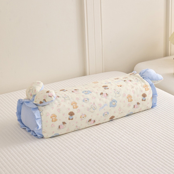 91家纺网 家纺一手货源 找家纺 （总）佳合枕芯 2025新款纯棉小清新兔耳朵荞麦枕头枕芯