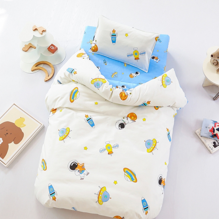 91家纺网 家纺一手货源 找家纺 （总）吉咪兔家纺 2025新款全棉纯棉幼儿园三件套儿童被褥六件套宝宝午睡入园婴儿床床上用品