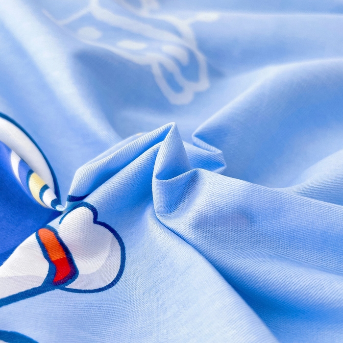 91家纺网 家纺一手货源 找家纺 吉咪兔家纺 2025新款全棉纯棉幼儿园三件套儿童被褥六件套宝宝午睡入园婴儿床床上用品 飞向太空