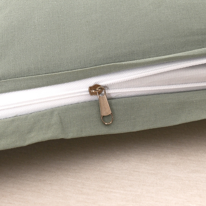 91家纺网 家纺一手货源 找家纺 金牛枕芯 2025新款全棉纯棉单层纱荞麦枕枕头枕芯-郁金香饼 郁金香饼-绿色 35×55cm/只