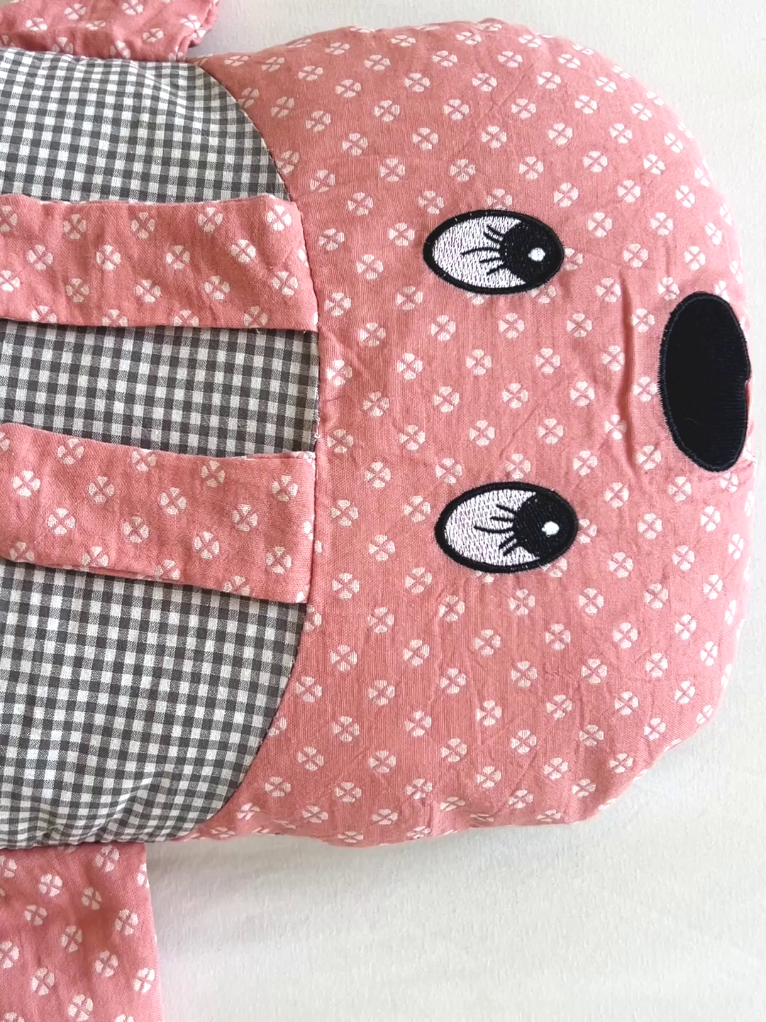 91家纺网 家纺一手货源 找家纺 亦帆枕芯 2025新款全棉纱布全荞麦壳枕小狗旺财成人学生儿童枕芯加枕套 旺财-粉 30x50cm苦荞款/只