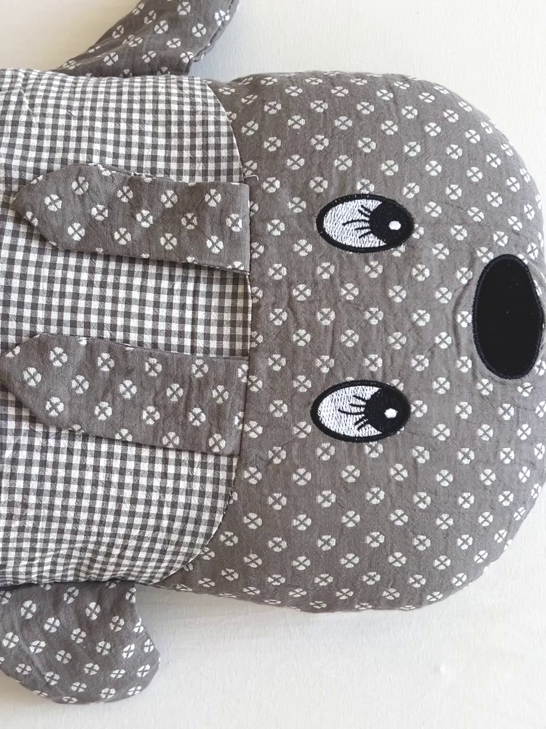 91家纺网 家纺一手货源 找家纺 亦帆枕芯 2025新款全棉纱布全荞麦壳枕小狗旺财成人学生儿童枕芯加枕套 旺财-灰 30x50cm苦荞款/对