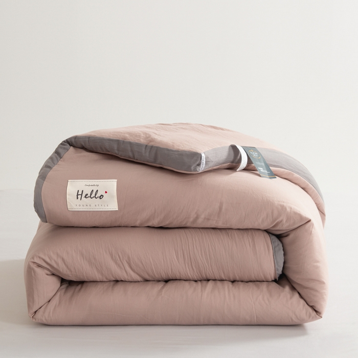 森林人 2025新款A类水洗棉立体纤维被夏被春秋被冬被被子被芯 立体-卡其灰