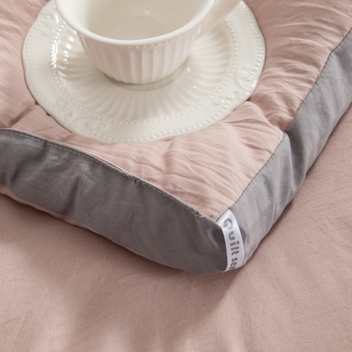 91家纺网 家纺一手货源 找家纺 森林人 2025新款A类水洗棉立体纤维被夏被春秋被冬被被子被芯 立体-卡其灰