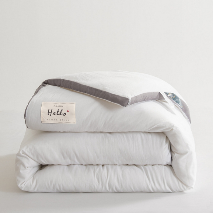 森林人 2025新款A类水洗棉立体纤维被夏被春秋被冬被被子被芯 立体-本白
