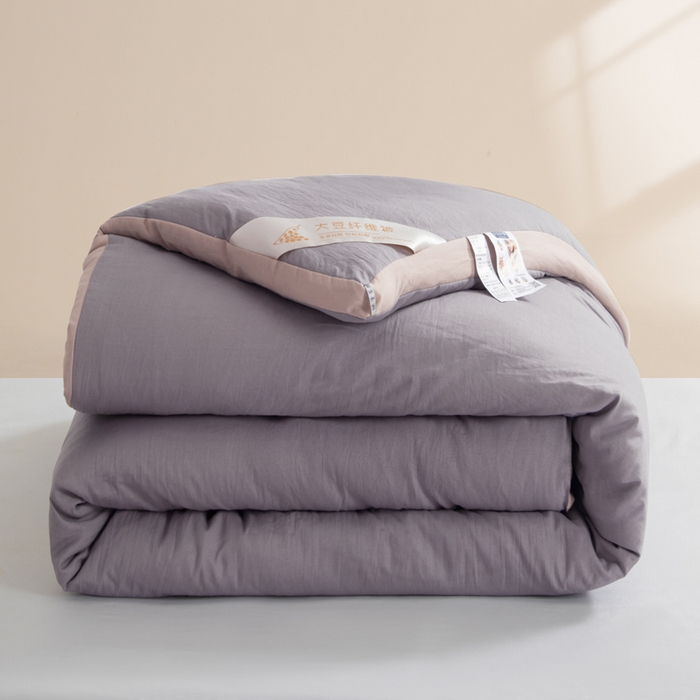 91家纺网 家纺一手货源 找家纺 （总）森林人 2025新款A类水洗棉立体大豆纤维被夏被春秋被冬被被子被芯