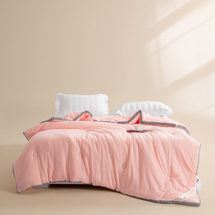 91家纺网 家纺一手货源 找家纺 森林人 2025新款A类水洗棉立体大豆纤维被夏被春秋被冬被被子被芯 立体-优雅玉