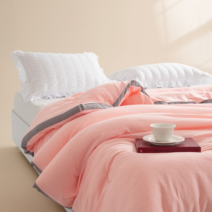 91家纺网 家纺一手货源 找家纺 森林人 2025新款A类水洗棉立体大豆纤维被夏被春秋被冬被被子被芯 立体-优雅玉