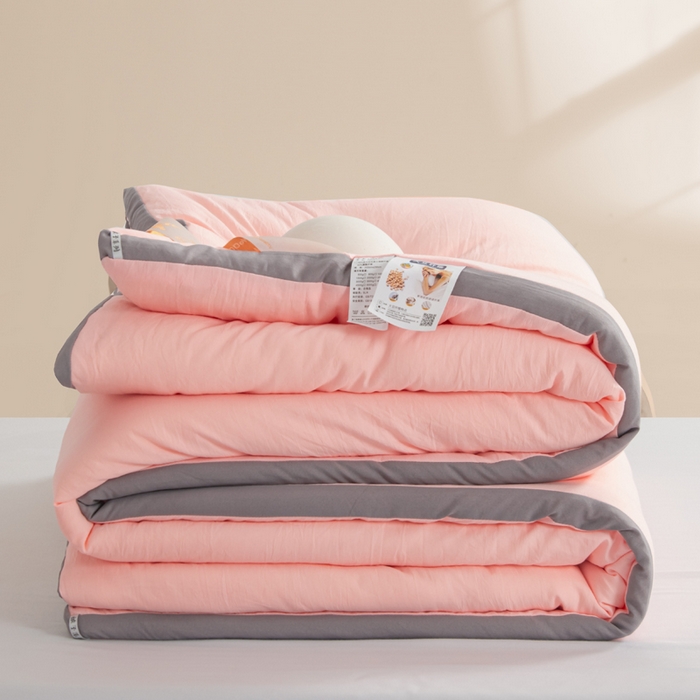 91家纺网 家纺一手货源 找家纺 森林人 2025新款A类水洗棉立体大豆纤维被夏被春秋被冬被被子被芯 立体-优雅玉