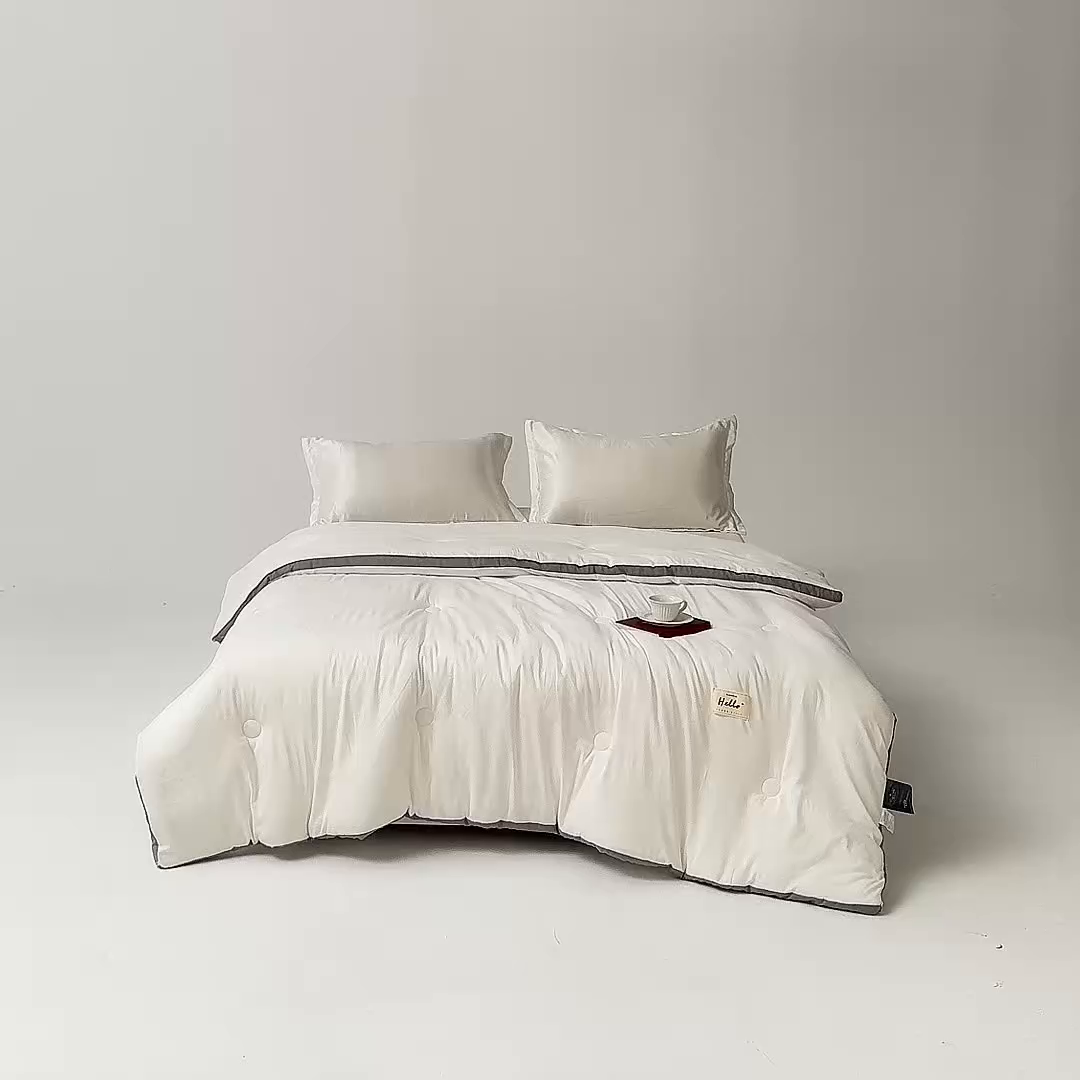 91家纺网 家纺一手货源 找家纺 （总）森林人 2025新款A类水洗棉立体纤维被夏被春秋被冬被被子被芯