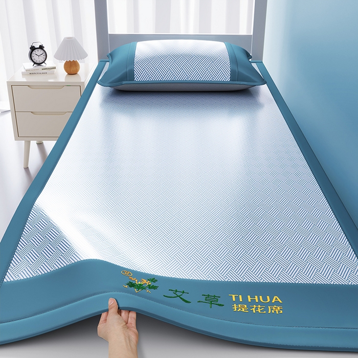 （总）眠多宝 2025新款凉感艾草冰丝席凉席