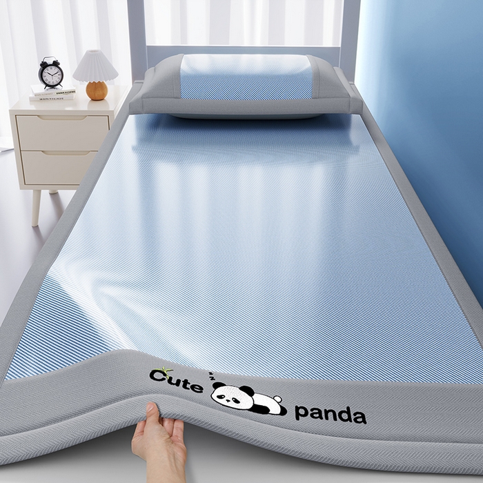 91家纺网 家纺一手货源 找家纺 （总）眠多宝 2025新款凉感冰丝席凉席-嘟嘟熊