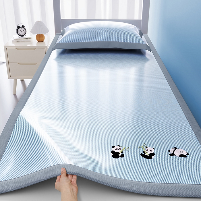 91家纺网 家纺一手货源 找家纺 （总）眠多宝 2025新款凉感冰丝席凉席-白熊日记