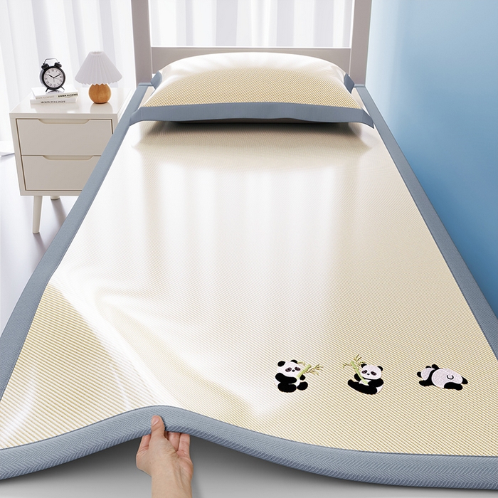 91家纺网 家纺一手货源 找家纺 （总）眠多宝 2025新款凉感冰丝席凉席-白熊日记