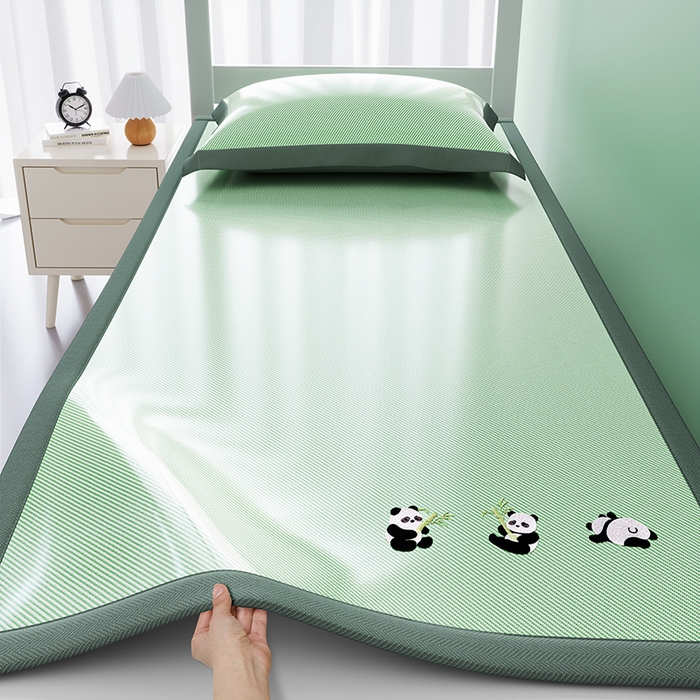 （总）眠多宝 2025新款凉感冰丝席凉席-白熊日记