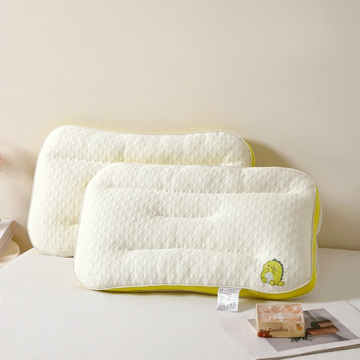 91家纺网 家纺一手货源 找家纺 糖果枕芯2025新款儿童学生枕芯舒适护颈防驼背枕头 学生枕40*60cm