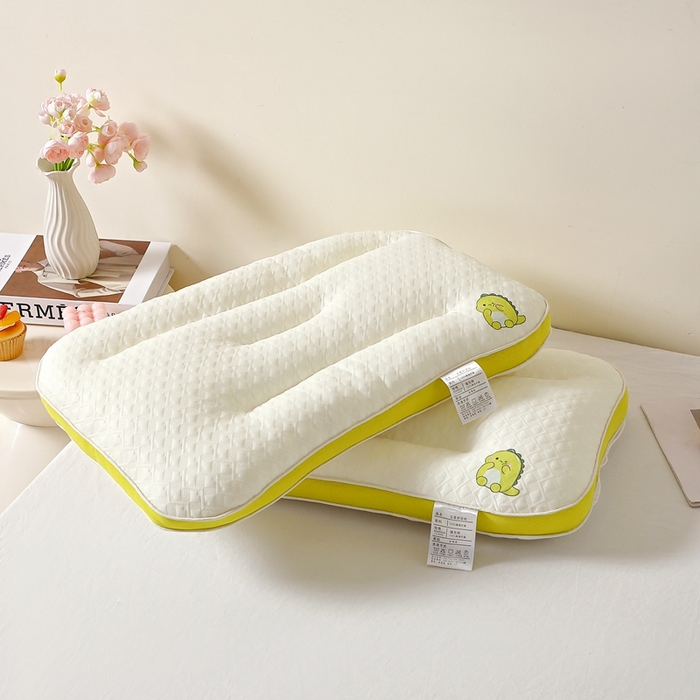 91家纺网 家纺一手货源 找家纺 糖果枕芯2025新款儿童学生枕芯舒适护颈防驼背枕头 学生枕40*60cm