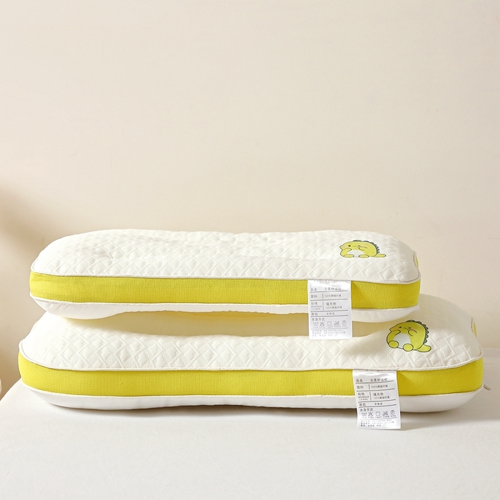 91家纺网 家纺一手货源 找家纺 糖果枕芯2025新款儿童学生枕芯舒适护颈防驼背枕头 学生枕40*60cm