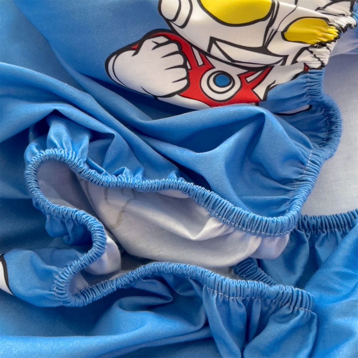 91家纺网 家纺一手货源 找家纺 名兮家居 2025新款全棉纯棉13372经典奥特曼-三丽鸥成人床床笠单件单床笠【含防伪标】 艾斯奥特曼