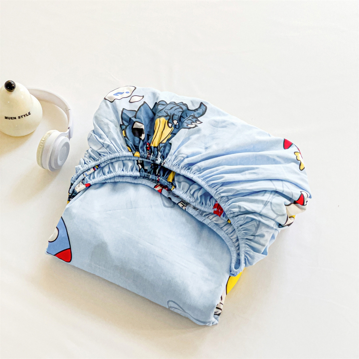 91家纺网 家纺一手货源 找家纺 名兮家居 2025新款全棉纯棉13372经典奥特曼-三丽鸥成人床床笠单件单床笠【含防伪标】 奥特勇士