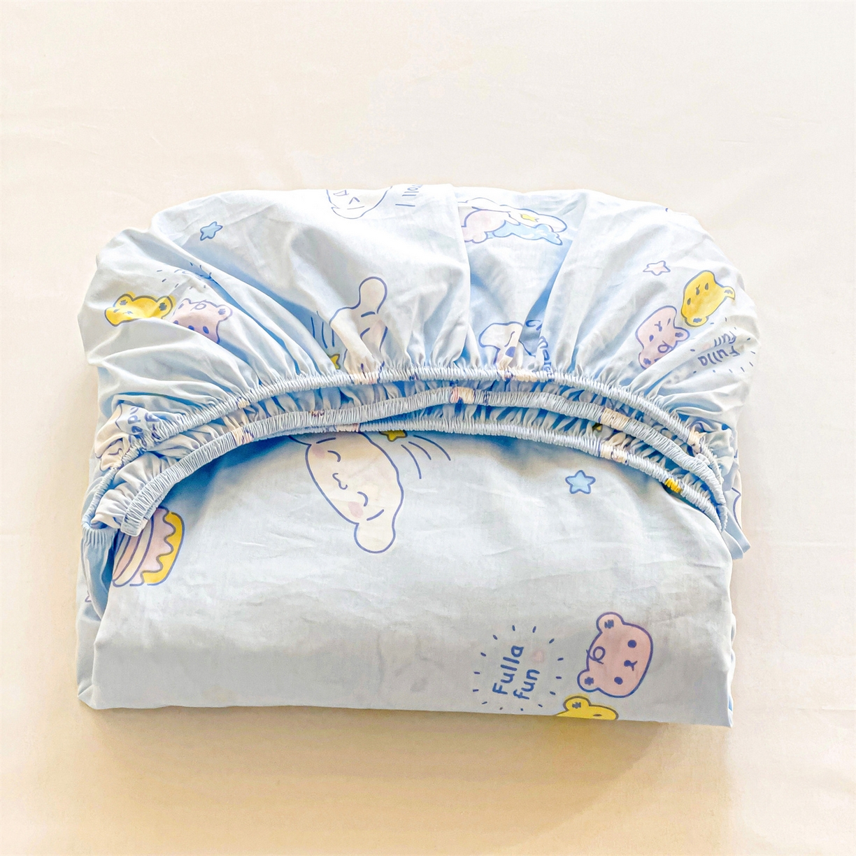 91家纺网 家纺一手货源 找家纺 名兮家居 2025新款全棉纯棉13372经典奥特曼-三丽鸥成人床床笠单件单床笠【含防伪标】 蛋糕玉桂狗