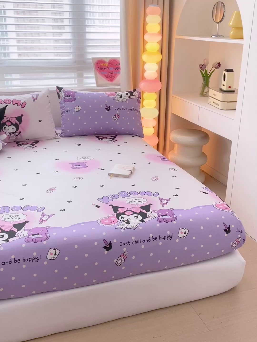 91家纺网 家纺一手货源 找家纺 名兮家居 2025新款全棉纯棉13372经典奥特曼-三丽鸥成人床床笠单件单床笠【含防伪标】 美美库洛米