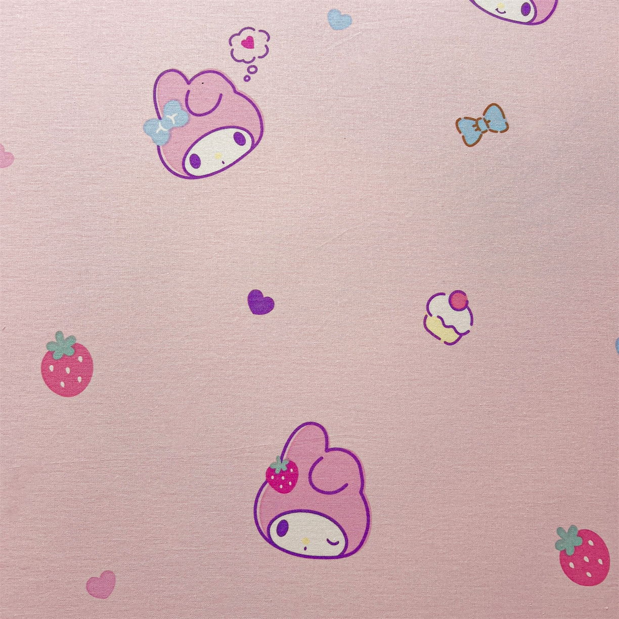 91家纺网 家纺一手货源 找家纺 名兮家居 2025新款全棉纯棉13372经典奥特曼-三丽鸥成人床床笠单件单床笠【含防伪标】 俏皮美乐蒂