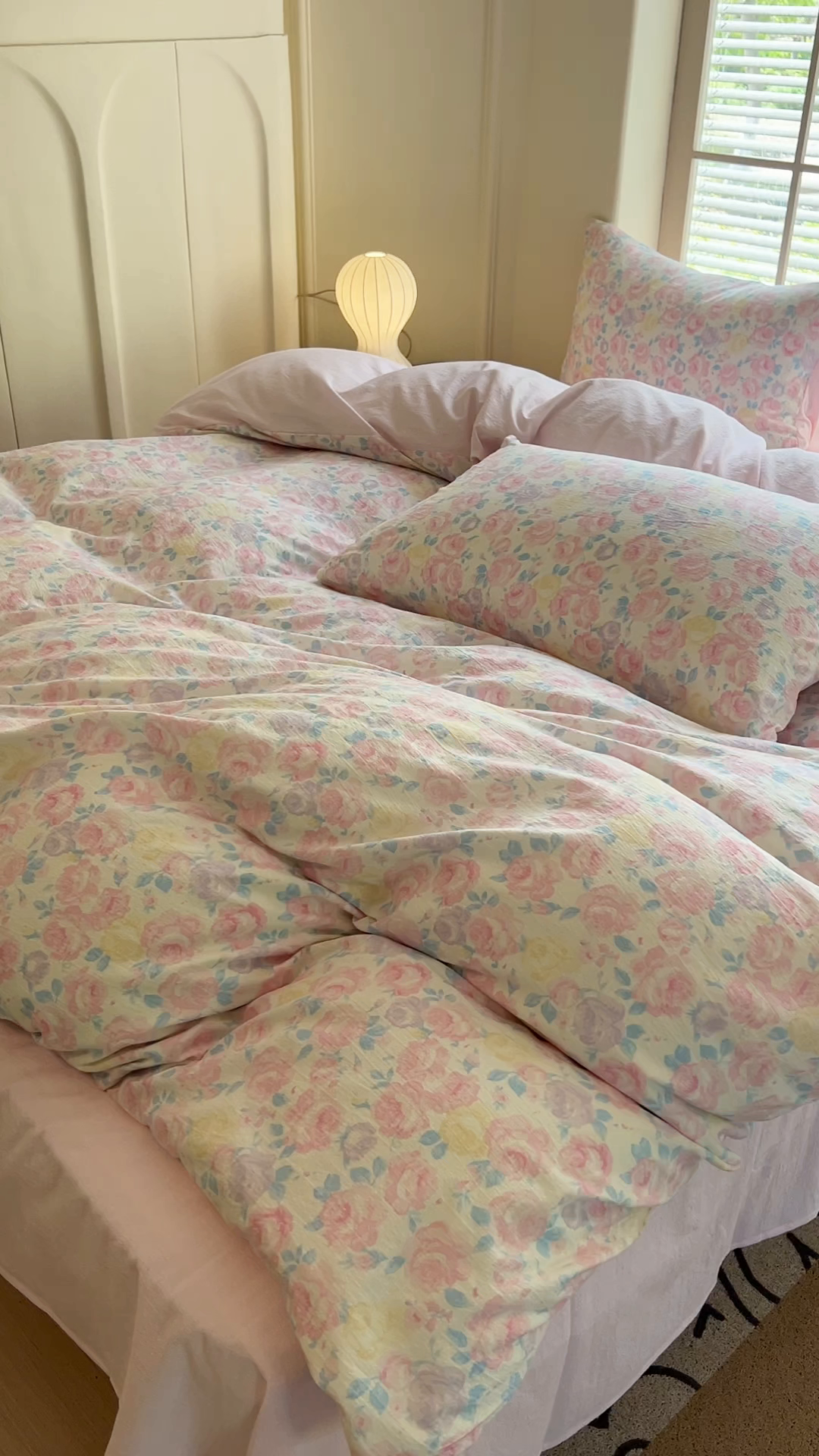 91家纺网 家纺一手货源 找家纺 森璐家纺 2025新款针织双层纱四件套-系列二 晚香语