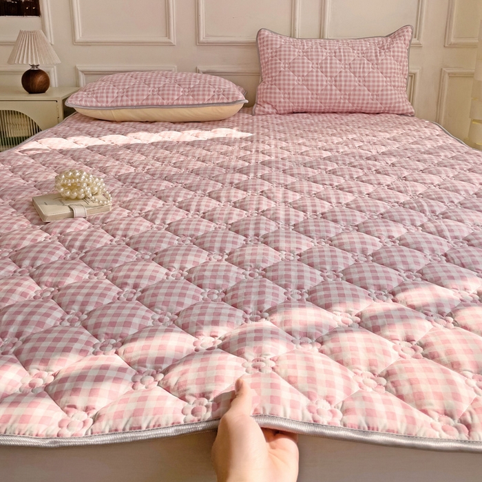 91家纺网 家纺一手货源 找家纺 （总）纽缦家纺 2025新款云朵棉加厚夹棉床垫床护垫