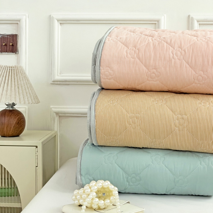 91家纺网 家纺一手货源 找家纺 纽缦家纺 2025新款云朵棉加厚夹棉床垫床护垫 组合图仅供展示