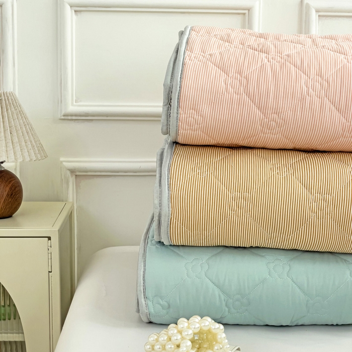 91家纺网 家纺一手货源 找家纺 纽缦家纺 2025新款云朵棉加厚夹棉床垫床护垫 组合图仅供展示