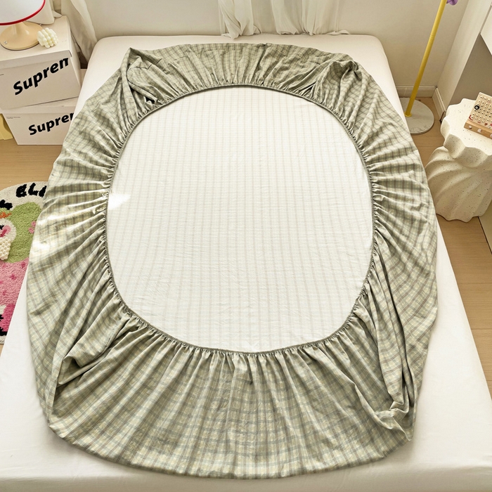 91家纺网 家纺一手货源 找家纺 纽缦家纺 2025新款云朵棉小清新单品床笠床笠单件单床笠 觅遇